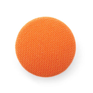 Bezogener Knopf, Classic Poly 9 - orange, 
