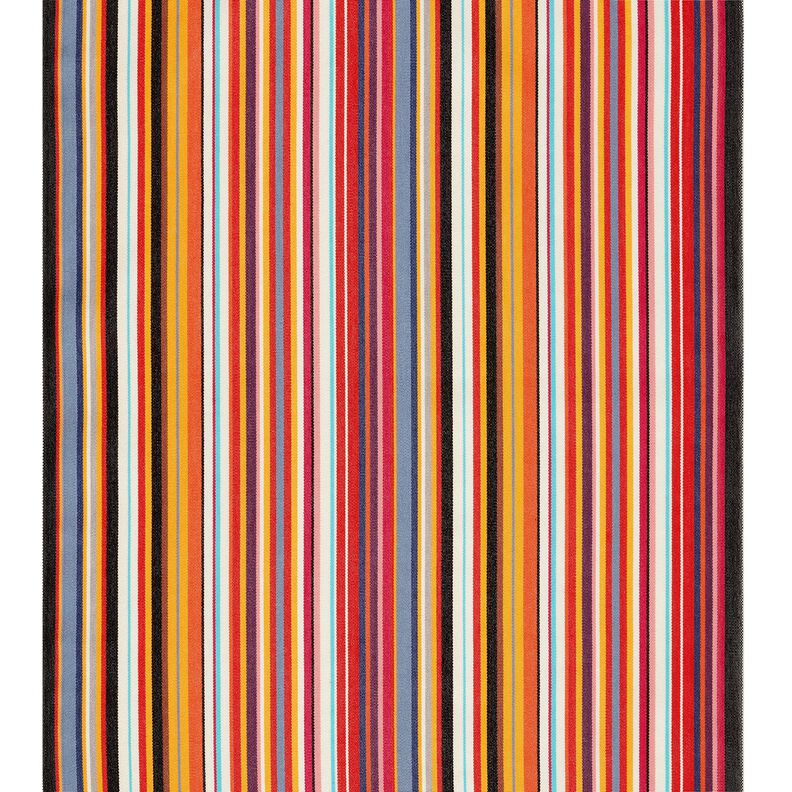 Outdoor Liegestuhlstoff Längsstreifen 44 cm – karminrot/weiss,  image number 1
