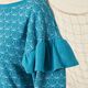 GOTS Baumwollbündchen OCEAN LOVE | Albstoffe – petrol,  thumbnail number 6
