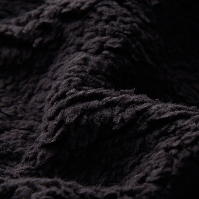 Kuschel Teddyplüsch – schwarz,  image number 2