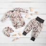 Rippenjersey romantische Blumen Digitaldruck – wollweiss,  thumbnail number 6