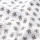 Popeline Totenkopf – weiss/schwarz,  thumbnail number 2