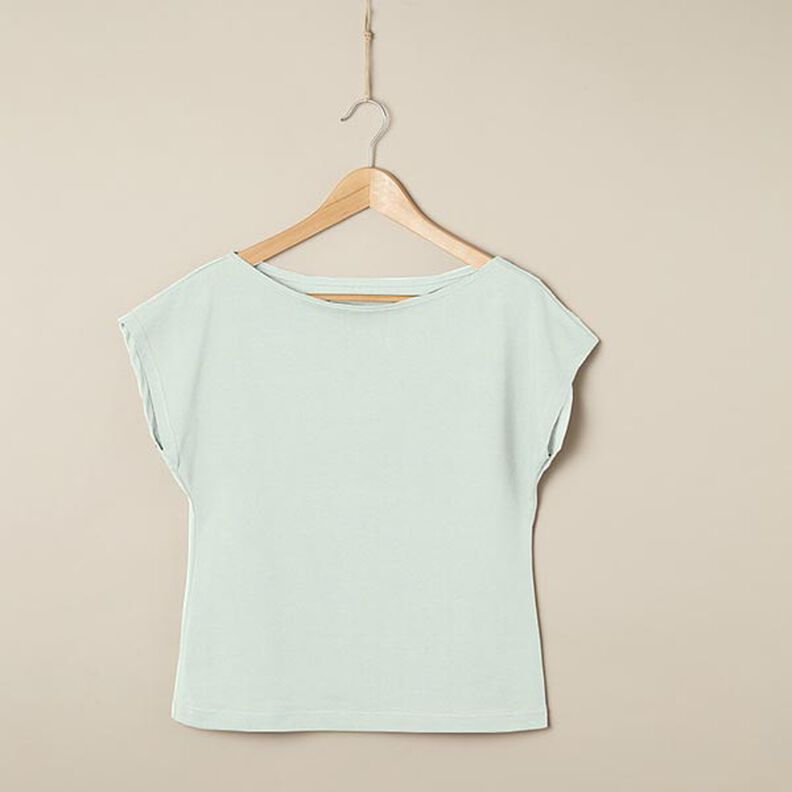 Baumwolljersey Medium Uni – schilf,  image number 6