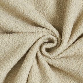 Polsterstoff Teddy weich – nebelgrau, 