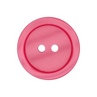 Kunststoffknopf 2-Loch Basic - pink, 