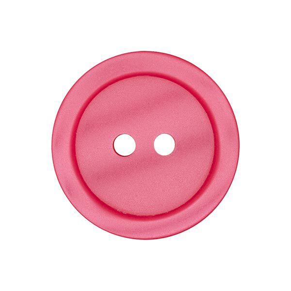 Kunststoffknopf 2-Loch Basic - pink,  image number 1