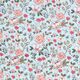 Musselin/ Doppel-Krinkel Gewebe Blumenwiese Digitaldruck  – babyblau,  thumbnail number 1