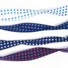 Schrägband Pünktchen (20 mm) 3 – navy,  thumbnail number 2