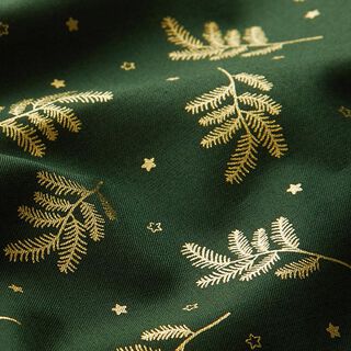 Baumwollstoff Popeline Tannenbäume – tannengrün, 