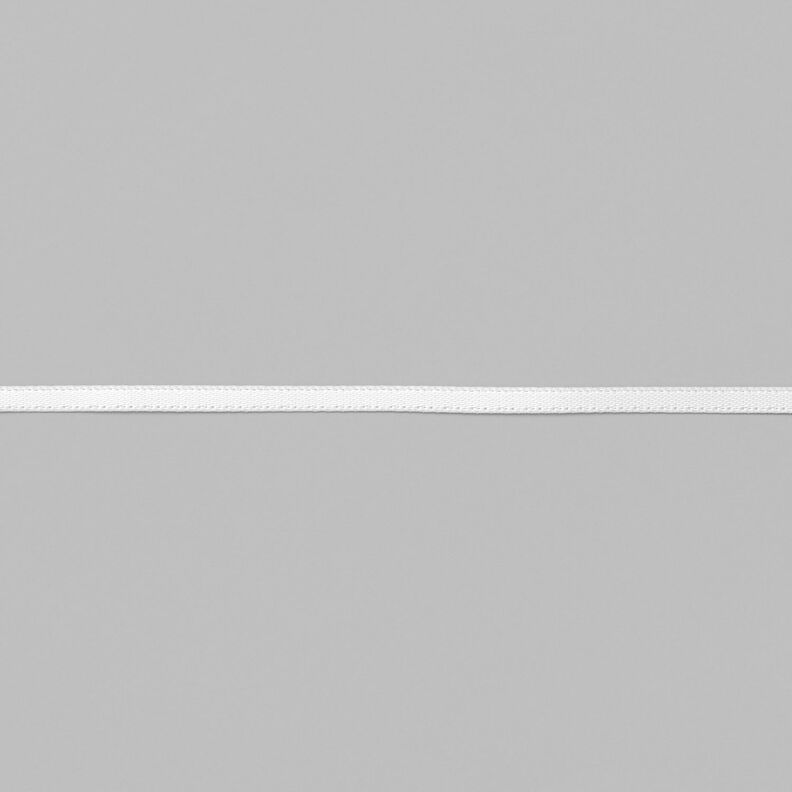 Satinband [3 mm] – weiss,  image number 1