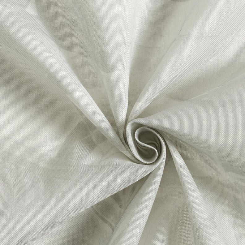 Outdoor Gardinenstoff Blätter 315 cm – silbergrau,  image number 4