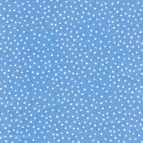 Baumwollstoff Cretonne feine Punkte – blau, 