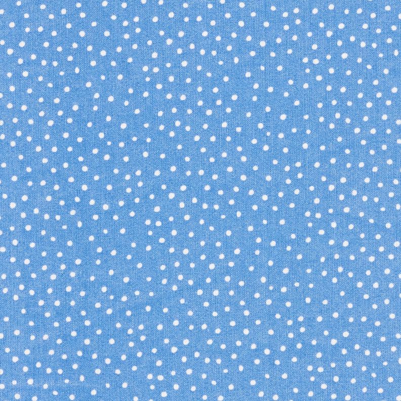 Baumwollstoff Cretonne feine Punkte – blau, image number 1