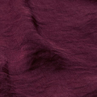 Leichter Blusenstoff Krinkel Uni – merlot, 