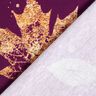 French Terry goldene Herbstblätter | Glitzerpüppi – traube/gold,  thumbnail number 4