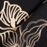 Viskosestoff Lilienstickerei, schwarz &ndash; schwarz/creme,  thumbnail number 4