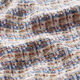 Baumwoll-Tweed bunte Karos – wollweiss/blau,  thumbnail number 2