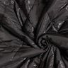 Steppstoff leichter Glanz Rauten – schwarz,  thumbnail number 3