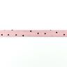 Schrägband Dreiecke [20 mm] – rosa/schwarz,  thumbnail number 1