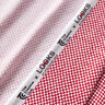 GOTS Baumwolljersey Mini-Karo | TCC x LOOKS by Wolfgang Joop – rot/weiss,  thumbnail number 4