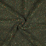 Teddyplüsch Tweed Melange | Poppy Fabrics – dunkelgrün,  thumbnail number 3