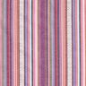 Dekostoff Jacquard Pastell-Streifen – rosa/lila,  thumbnail number 1