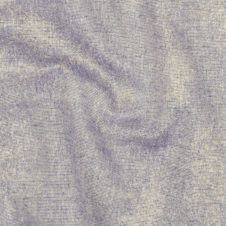 Chambray Lurex Melange | Poppy Fabrics – blau/elfenbein,  image number 2