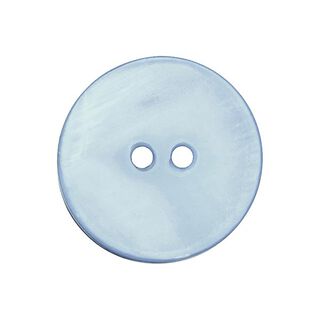 Perlmuttknopf Pastell - hellblau, 