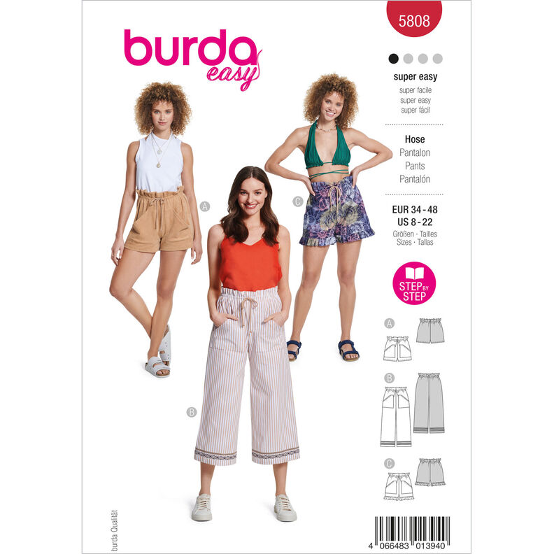 Hose | Burda 5808 | 34-48, image number 1