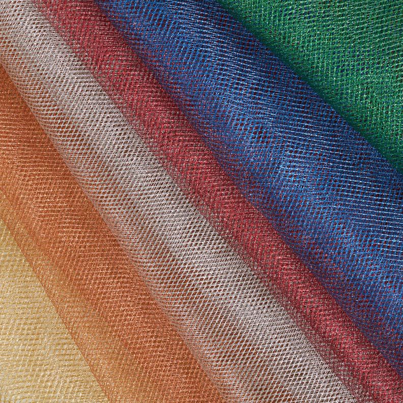 Tüll Metallic – grün,  image number 7