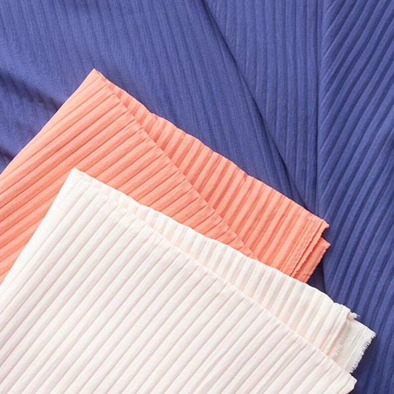 Stretch Jacquard 3D Streifen | Fibre Mood – lachs, image number 11