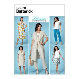 Top / Kleid / Rock / Hose | Butterick 6670 | 40-48, 