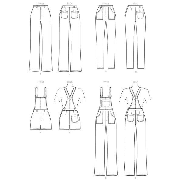 Overall / Hose | McCalls 8162 | 32-40, image number 5