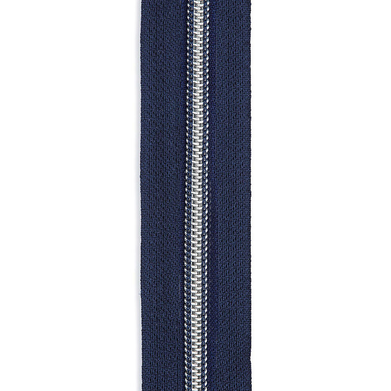 Endlosreißverschluss [5 mm] Metall | Prym – marineblau,  image number 2