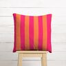 Dekostoff Halbpanama Blockstreifen – intensiv pink/orange,  thumbnail number 10