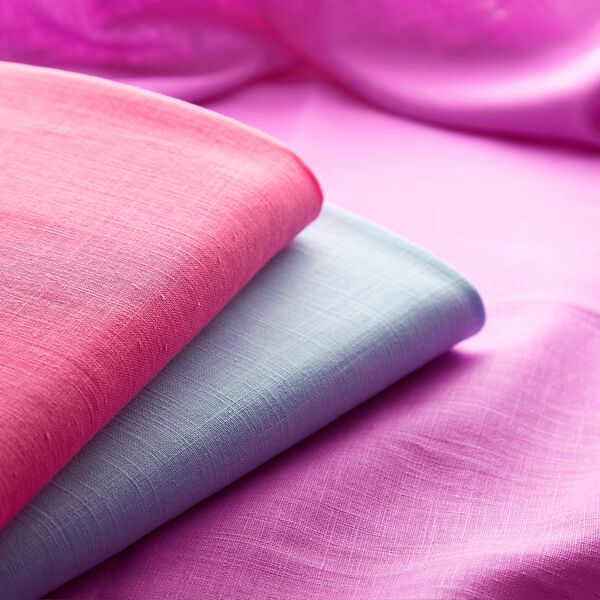 Leinen Medium – babyblau | Reststück 50cm
