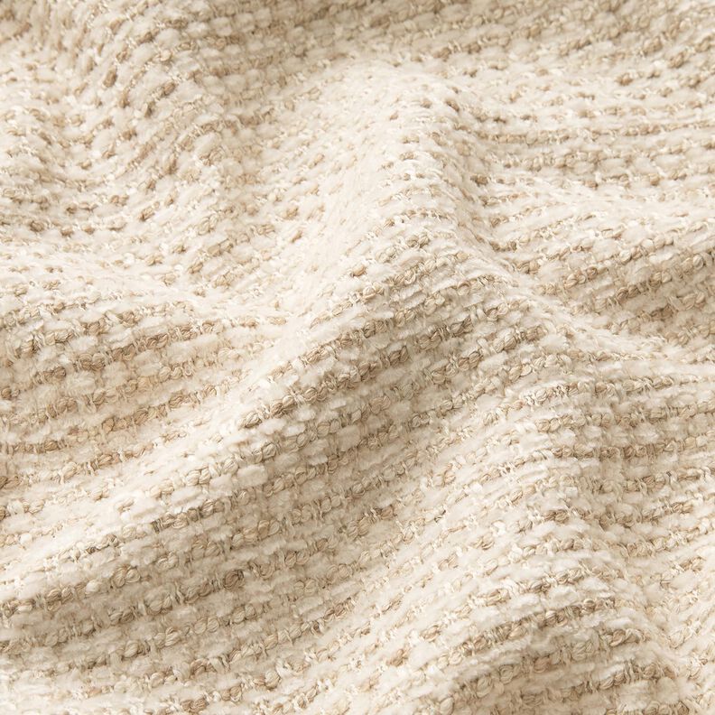 Polsterstoff bunte Boucléoptik – hellbeige/cashew,  image number 2