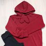 Alpenfleece Kuschelsweat Uni – karminrot,  thumbnail number 12