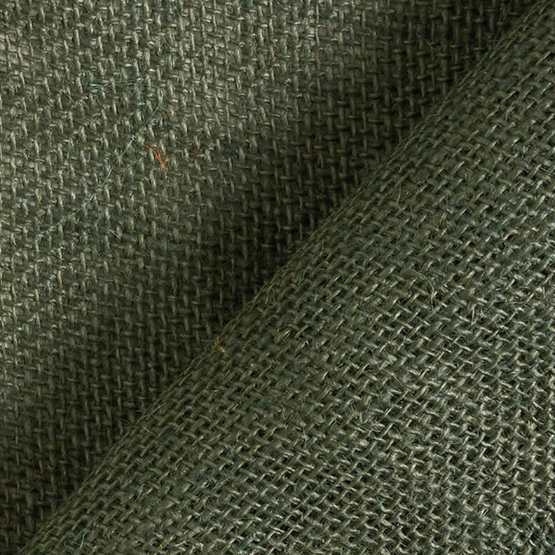 Dekostoff Jute Uni 150 cm – dunkelpinie,  image number 4