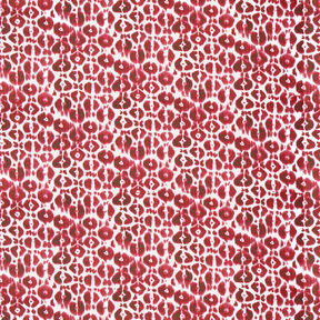 GOTS French Terry Batik-Leomuster | TCC x LOOKS by Wolfgang Joop – beere/creme, 