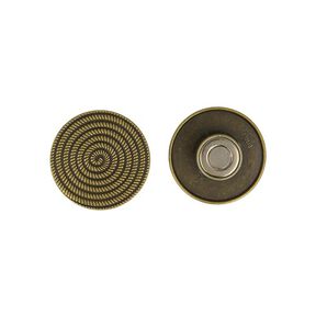 Raffhalter-Magnetverschluss [Ø 4,5cm] – altgold metallic, 