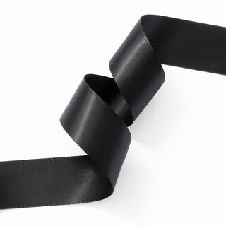 Satinband [25 mm] – schwarz, 
