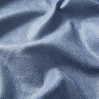 Jersey Velours Schlangenprint – stahlblau, 