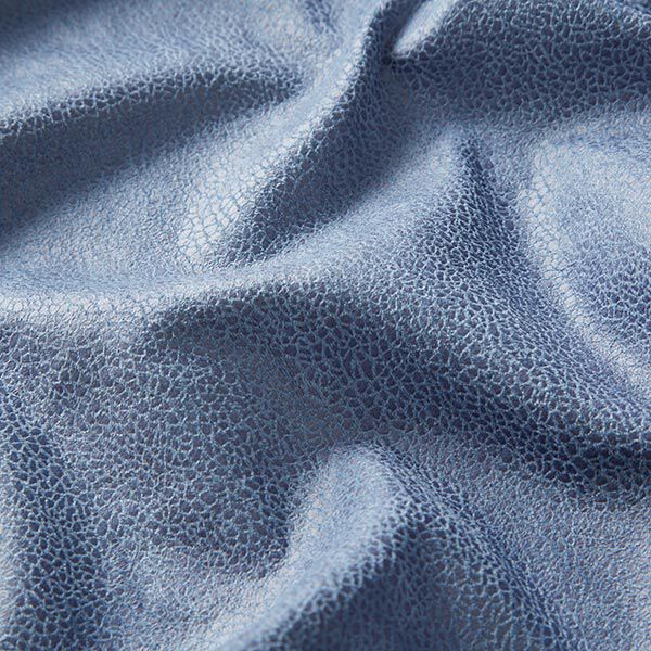 Jersey Velours Schlangenprint – stahlblau, image number 2