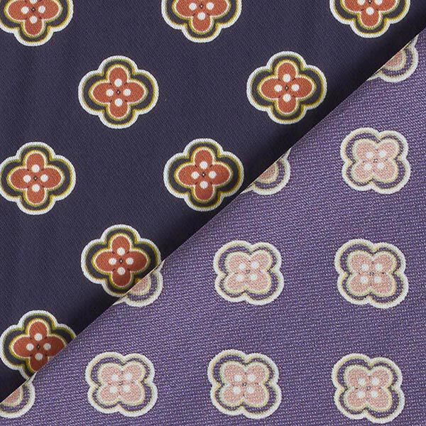 Chiffon Retroblumen – marineblau, image number 4