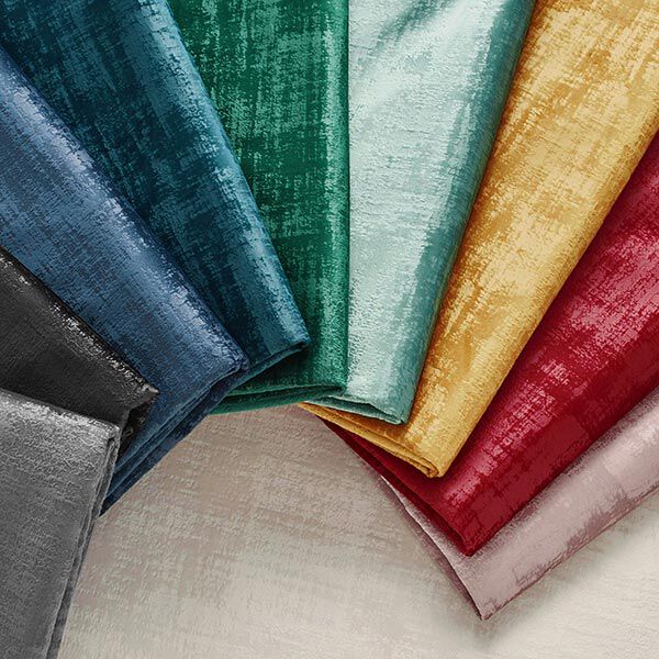 Dekostoff Samt Marmoroptik – marineblau | Reststück 100cm