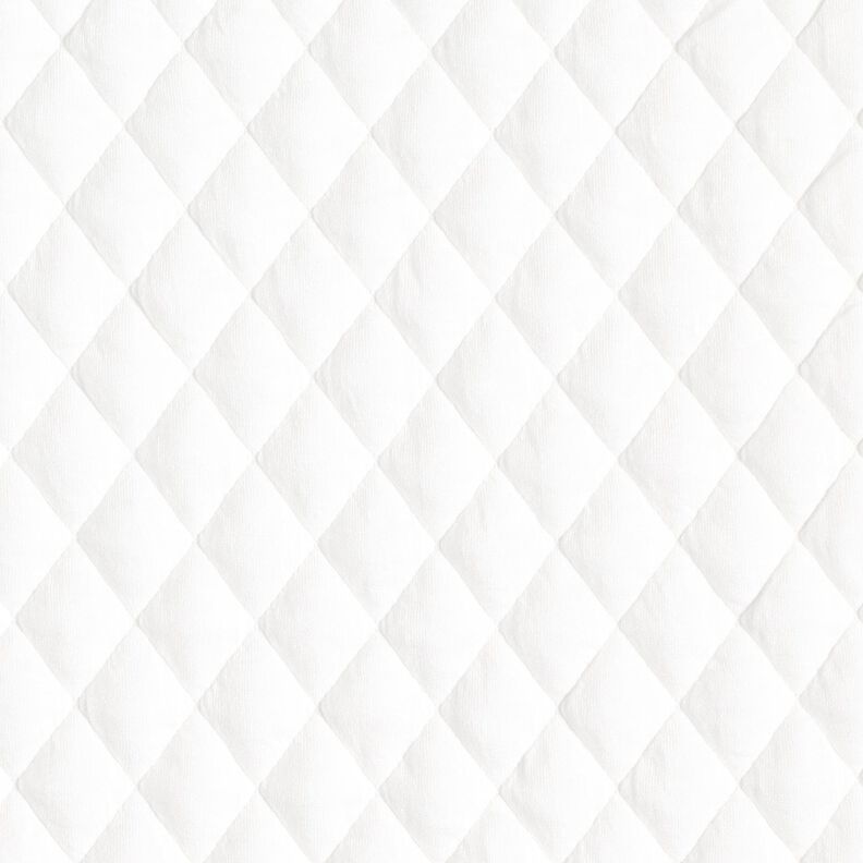 Steppjersey Diamanten – weiss,  image number 1