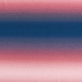 Baumwolljersey Ombre | Glitzerpüppi – nachtblau/hellbeere, 