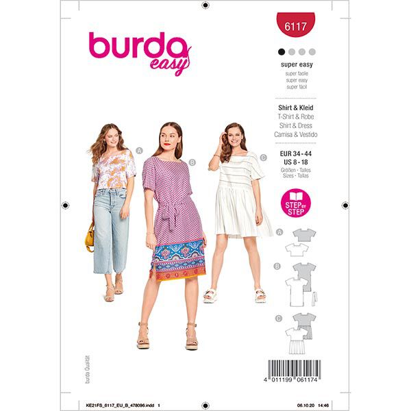 Top / Kleid | Burda 6117 | 34-44,  image number 1