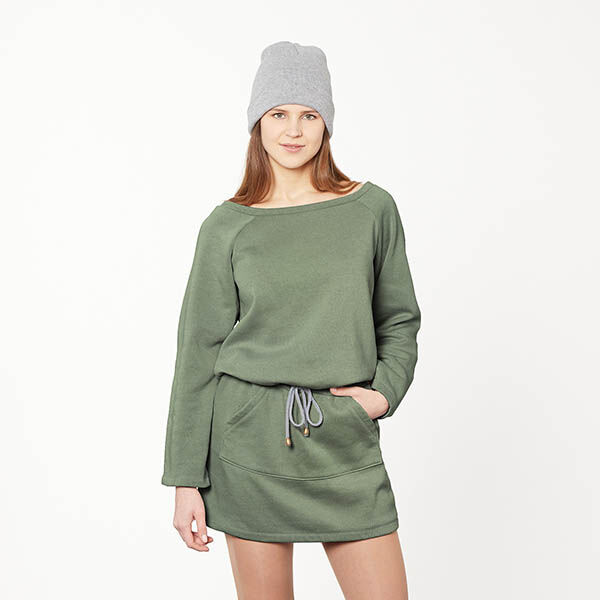 Sweatshirt angeraut Premium – dunkelpinie,  image number 5